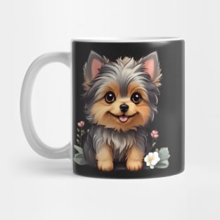 Cute yorkshire puppy Mug